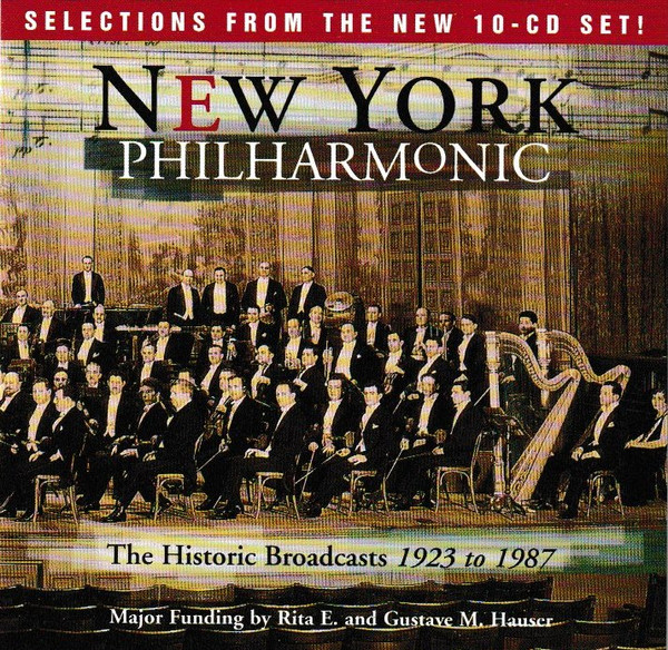 The New York Philharmonic Orchestra – The Historic Broadcasts 1923 