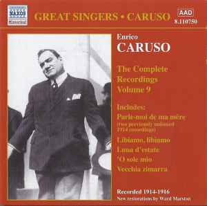 Enrico Caruso - Caruso: Complete Recordings, Volume 9