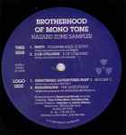 Cover of Brotherhood Of Mono Tone - Hazard Zone Sampler, 1994, Vinyl