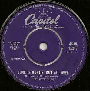 Pee Wee Hunt - June Is Bustin' Out All Over / The Surrey With The Fringe On Top album cover