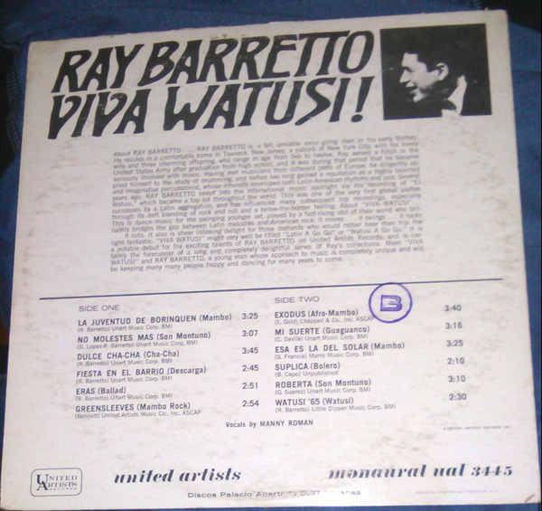 Album herunterladen Ray Barretto - Viva Watusi