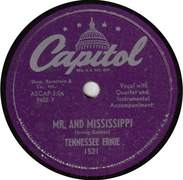 Album herunterladen Tennessee Ernie Ford - Mr And Mississippi Shes My Baby
