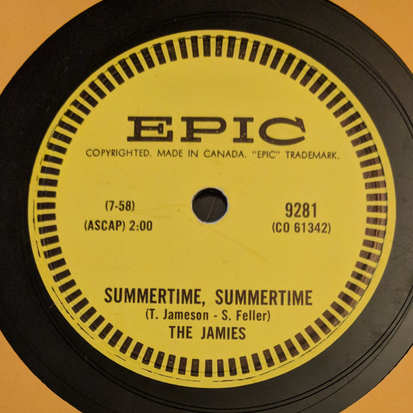 The Jamies – Summertime, Summertime / Searching For You (1958