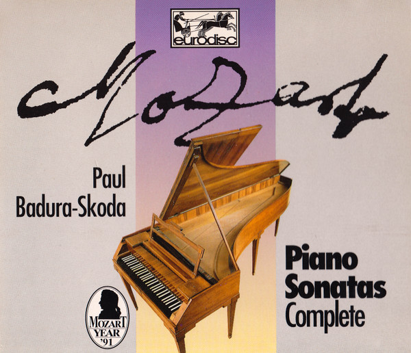 Mozart, Paul Badura-Skoda – Piano Sonatas (Complete) (1990, CD