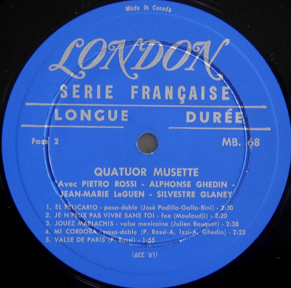 Album herunterladen Quatuor Musette - Quatuor Musette