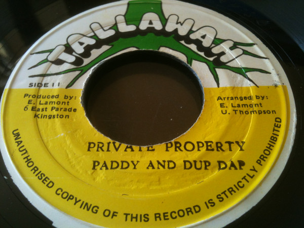 lataa albumi Paddy & Dup Dap Horsie And Bingy - Private Property