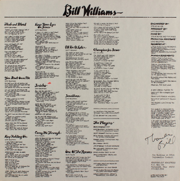 ladda ner album Bill Williams - Keep Holding On