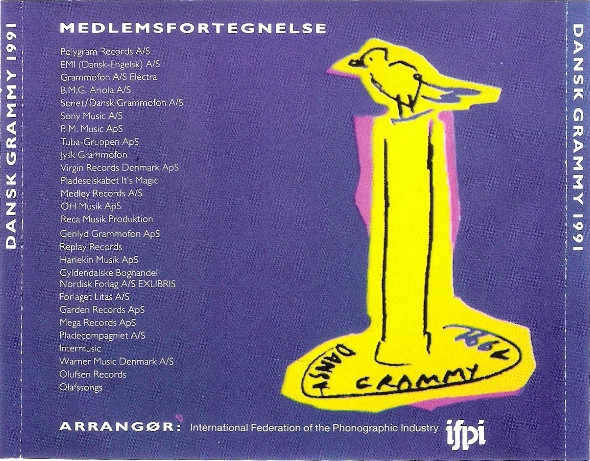 last ned album Download Various - Dansk Grammy 1991 album