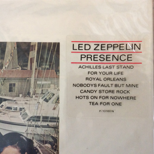 2021春夏新色】 IMG_1724- LPレコード Led Zeppelin Presence