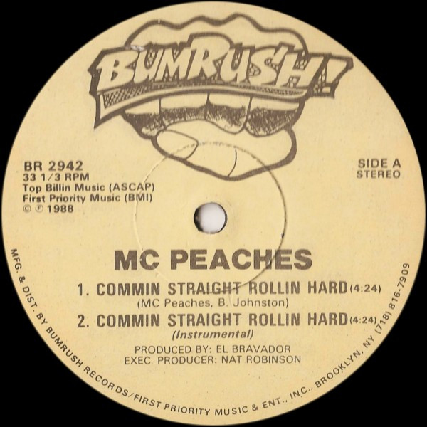 MC Peaches - Commin Straight Rollin Hard