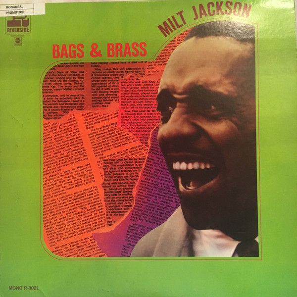 Milt Jackson And Big Brass – For Someone I Love (1966, Vinyl 