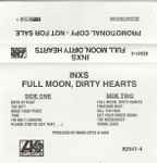Cover of Full Moon, Dirty Hearts, 1993, Cassette