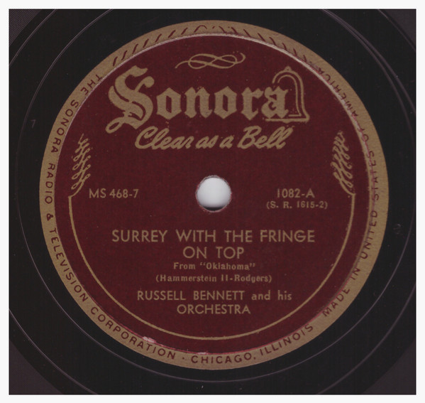télécharger l'album Russell Bennett And His Orchestra - Surrey With The Fringe On Top Thou Swell