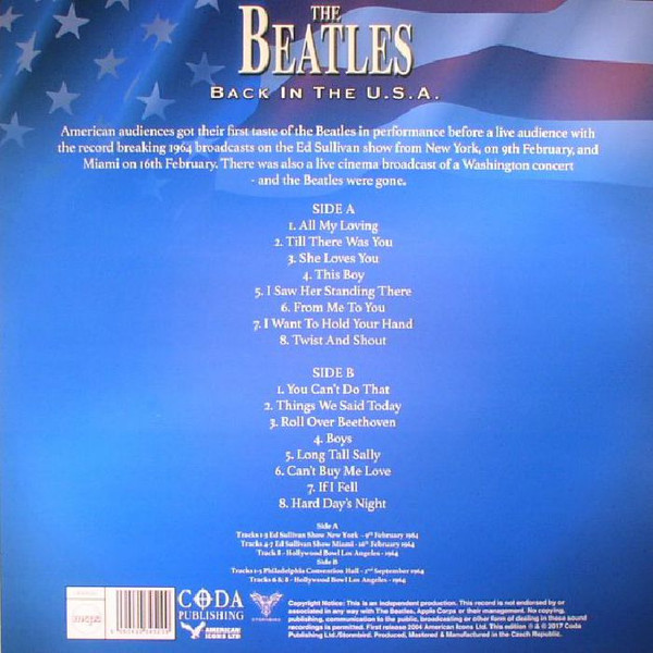 baixar álbum The Beatles - Back In The USA The Legendary Broadcasts