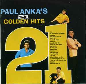 Paul Anka - Paul Anka's 21 Golden Hits album cover