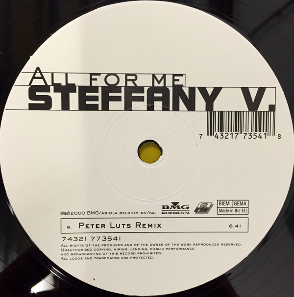 télécharger l'album Steffany V - All For Me