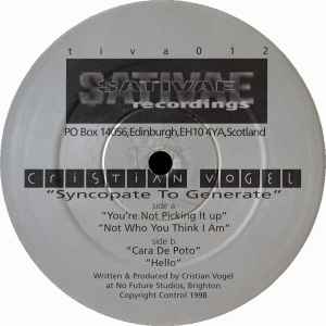 Cristian Vogel - Syncopate To Generate