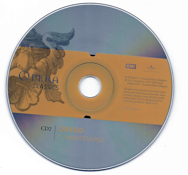 descargar álbum Claudio Monteverdi - Orfeo