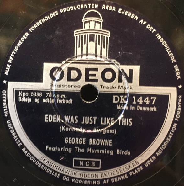 ladda ner album George Browne Featuring The Humming Birds - Marys Boy Child Eden Was Just Like This