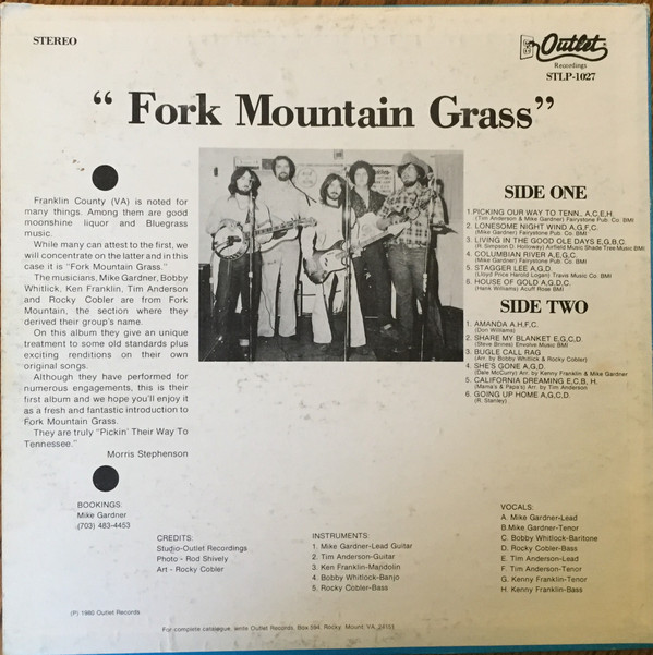 ladda ner album Fork Mountain Grass - Fork Mountain Grass