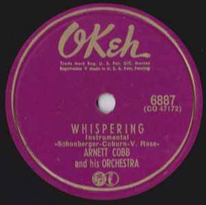 Arnett Cobb & His Orchestra - Whispering / Open House album cover