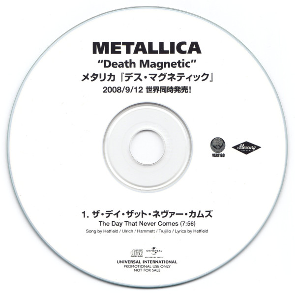 Metallica - The Day That Never Comes, Releases