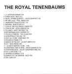 Cover of The Royal Tenenbaums, 2002-03-11, CDr