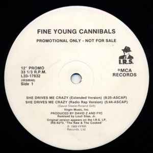 Fine Young Cannibals - She Drives Me Crazy album cover