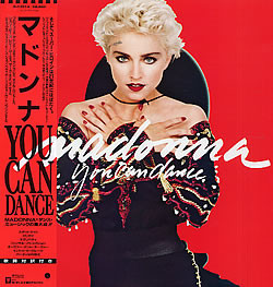 MADONNA YOU CAN DANCE  VINYL STICKER  100MM ROUND 4" HIGH QUALITY OTHERS LISTED 