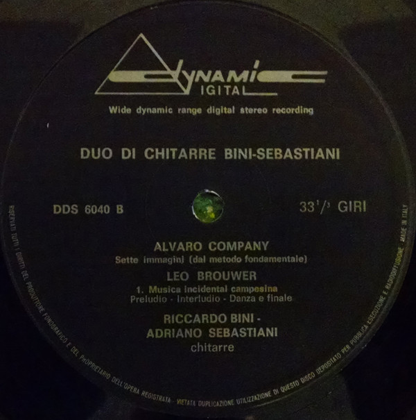 baixar álbum Riccardo Bini, Adriano Sebastiani - Duo Di Chitarre Bini Sebastiani