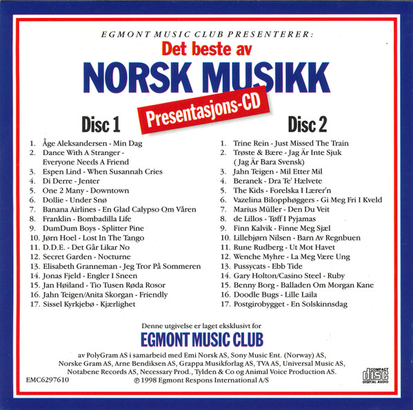 last ned album Various - Det Beste Av Norsk Musikk 1962 97