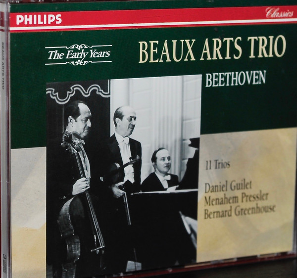 Beethoven, Beaux Arts Trio, Daniel Guilet, Menahem Pressler