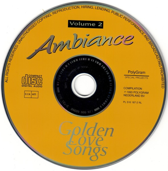 lataa albumi Various - Ambiance Volume 2 Golden Love Songs