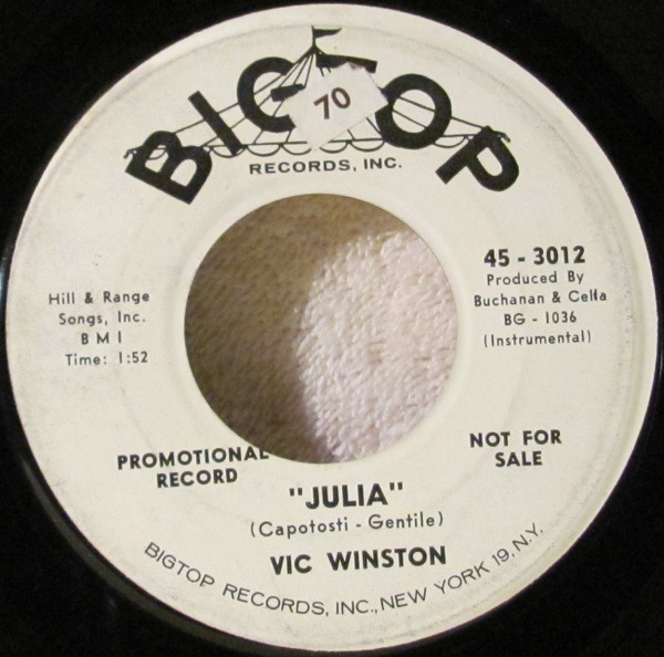 descargar álbum Vic Winston - Julia Tonight