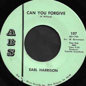 Earl Harrison - Can You Forgive Me / Humphrey Stomp album cover