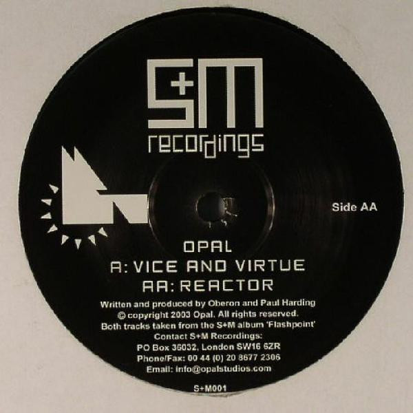 télécharger l'album Opal - Vice And Virtue Reactor