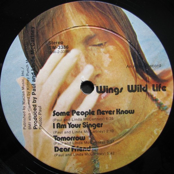 Wings - Wild Life | Apple Records (SW-3386) - 4