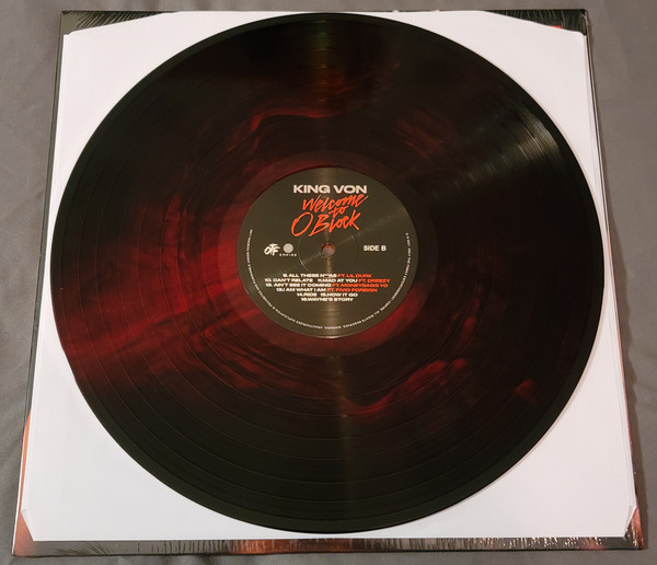 King Von Welcome To O'Block LP Vinyl Red & Black