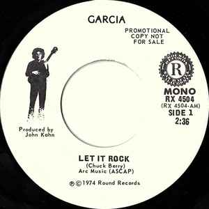 Jerry Garcia – Let It Rock (1974, Vinyl) - Discogs