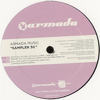Armada Music Sampler 30 (2011, Vinyl) - Discogs
