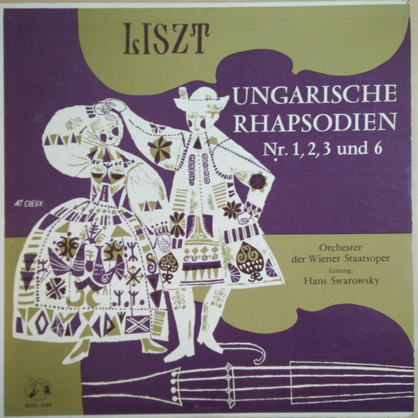 baixar álbum Liszt, Orchester Der Wiener Staatsoper, Hans Swarowsky - Ungarische Rhapsodien Nr 1 2 3 Und 6
