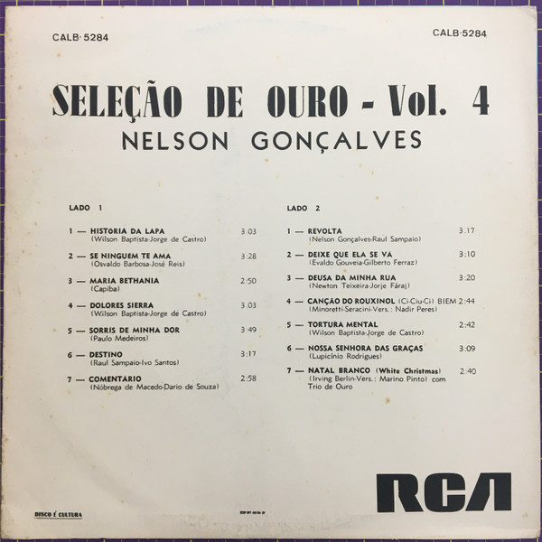 lataa albumi Nelson Gonçalves - Seleção De Ouro