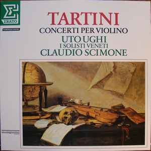 3 concerti per violino, archi e continuo / Giuseppe Tartini, comp. | Tartini, Giuseppe (1692-1770). Compositeur