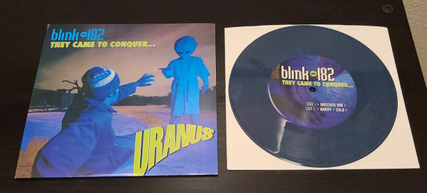 Blink-182 – They Came To ConquerUranus (2000, Blue Translucent 