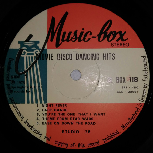 ladda ner album Download Studio '78 - Movie Disco Dancing Hits album
