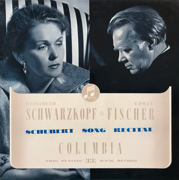 Schubert - Elisabeth Schwarzkopf, Edwin Fischer – Lieder (1981 