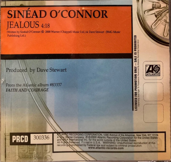 Sinéad O'Connor – Jealous (2000, CD) - Discogs