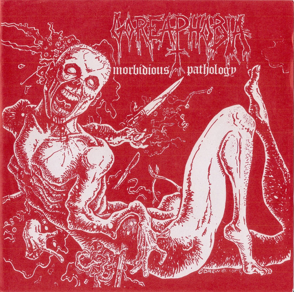 Goreaphobia – Morbidious Pathology (1990, Grey / Lilac Marble 