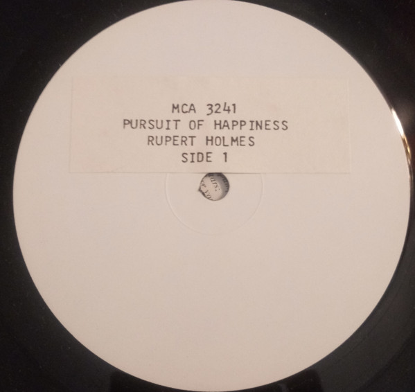 Rupert Holmes - Pursuit of Happiness LP Vinyl Record MCA-3241