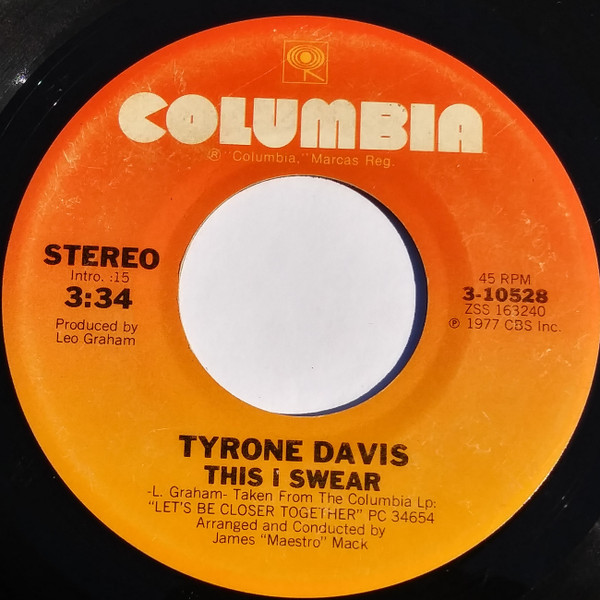 Tyrone Taylor – Sings Members Only (1986, Vinyl) - Discogs